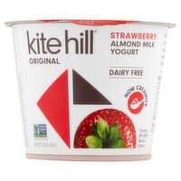 Kite Hill Original Strawberry Almond Milk Yogurt, 5.3 oz