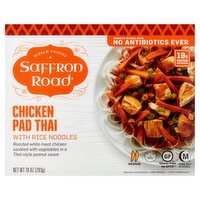 Saffron Road Chicken Pad Thai with Rice Noodles, 10 oz, 10 Ounce