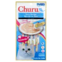 Inaba Churu Tuna Recipe Cat Treat, 0.5 oz, 4 count, 2 Ounce