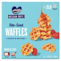 Belgian Boys Bite-Sized Waffles, 33 Count, 7oz
