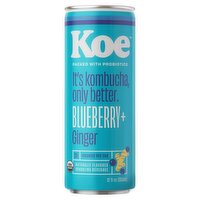 Koe Blueberry + Ginger Kombucha, 12 fl oz