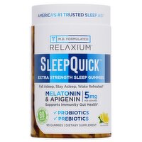 Relaxium SleepQuick Delicious Lemon Dietary Supplement, 90 count