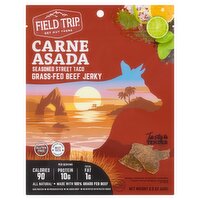 Field Trip Carne Asada Seasoned Street Taco Grass-Fed Beef Jerky, 2.2 oz