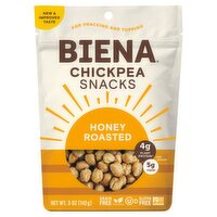 Biena Honey Roasted Chickpea Snacks, 5 oz