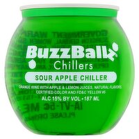 BuzzBallz Sour Apple Chillers, 6.32 fl oz