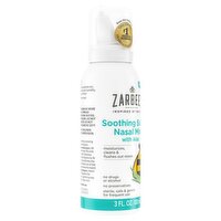 Zarbee's Soothing Saline Nasal Mist with Aloe, 3 fl oz