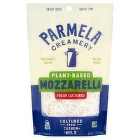 Parmela Creamery Fresh Cultured Mozzarella Plant-Based Cheese, 7 oz