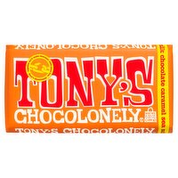 Tony's Chocolonely Caramel Sea Salt 32% Milk Chocolate Bar, 6.35 oz