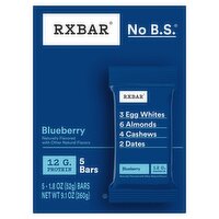 RXBAR Blueberry Protein Bars, 1.8 oz, 5 count