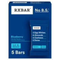 RXBAR Blueberry Protein Bars, 1.8 oz, 5 count