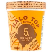 Halo Top Keto Series Caramel Butter Pecan Frozen Dessert, 1 pt, 1 Each