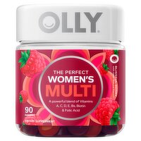 Olly The Perfect Women's Multi Blissful Berry Dietary Supplement, 90 count, 90 Each