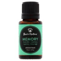 Best of Nature Memory Lavender, Rosemary, Cypress, Clary Sage Aromatique Oil, .5 fl oz