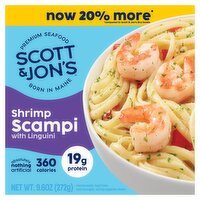 Scott & Jon's Shrimp Scampi with Linguini, 9.6 oz, 8 Ounce