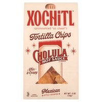 Xochitl Cholula Hot Sauce Flavored Mexican Style Tortilla Chips, 11 oz