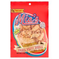 Mia's Original Fried Pork Skins, 3 oz