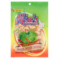 Mia's Lime Chili Fried Pork Skins, 3 oz