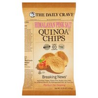 The Daily Crave Breaking News Himalayan Pink Salt Flavored Quinoa Chips, 4.25 oz