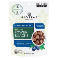 Navitas Organics Blueberry Hemp Organic Power Snacks, 8 oz