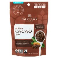 Navitas Organics Organic Cacao Nibs, 4 oz