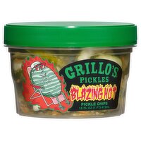 Grillo's Pickles Grillo's Pickles Blazing Hot Pickle Chips, 16 fl oz, 16 Fluid ounce 