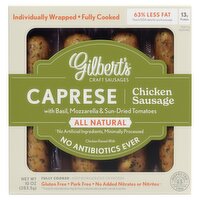 Gilbert's Craft Sausages Caprese Chicken Sausage, 10 oz