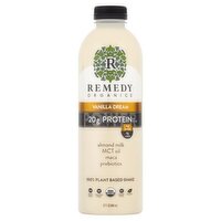 Remedy Organics Vanilla Dream 100% Plant Based Shake, 32 fl oz