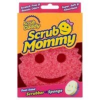 Scrub Daddy Scrub Mommy The Original Dual-Sided Scrubber+Sponge, 1 Each