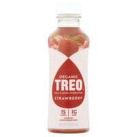 TREO Organic Strawberry Nutrient Enhanced Water, 16 fl oz