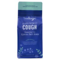 Oilogic Baby Stuffy Nose & Cough Essential Oil Epsom Salt Soak, 32 oz