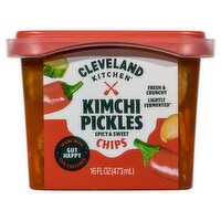 Cleveland Kitchen Kimchi Pickles Chips, 16 fl oz
