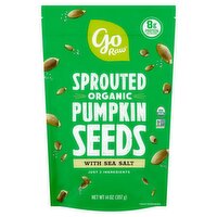 Go Raw Sprouted Organic Pumpkin Seeds with Sea Salt, 14 oz