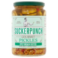 SuckerPunch Gourmet Spicy Bread n' Better Pickles, 24 fl oz