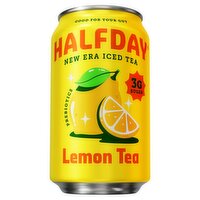 Halfday Lemon Prebiotic Iced Tea, 12 fl oz