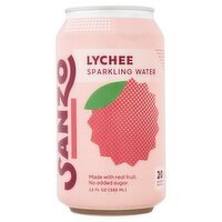 Sanzo Lychee Sparkling Water, 12 fl oz