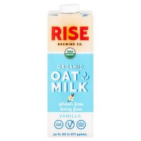 Rise Brewing Co. Organic Vanilla Oat Milk, 32 fl oz