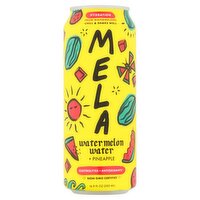 Mela Watermelon Water + Pineapple, 16.9 fl oz