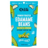 The Only Bean Sea Salt Crunchy Roasted Edamame Beans, 4 oz