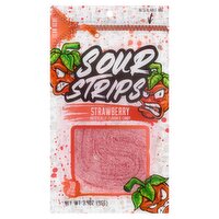 Sour Strips Strawberry Candy, 3.4 oz