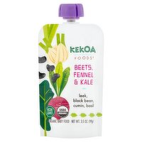 Kekoa Foods Beets Fennel & Kale Organic Baby Food, 3.5 oz