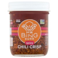 Mr Bing Spicy Chili Crisp, 7 oz