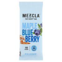 Mezcla Maple Blueberry Puff-Crispy Bar, 1.4 oz