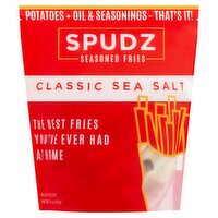 Spudz Classic Sea Salt Seasoned Fries, 15 oz