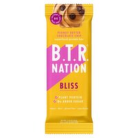 B.T.R. Nation Peanut Butter Chocolate Chip Bliss Superfood Protein Bar, 1.23 oz