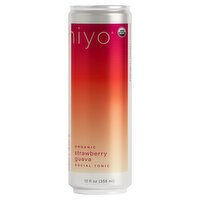 Hiyo Organic Strawberry Guava Social Tonic, 12 fl oz