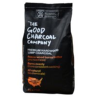 The Good Charcoal Company Premium Hardwood Lump Charcoal, 15.4 lb, 15.4 Each