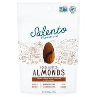 Salento Provisions Cocoa Dusted Almonds, 3.52 oz, 3.52 Ounce