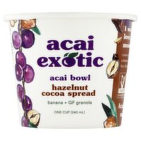 Acai Exotic Hazelnut Cocoa Spread Acai Bowl