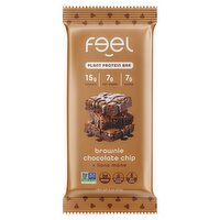 Feel Focus Brownie Chocolate Chip Plant Protein Bar, 2 oz