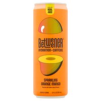 Betweener Sparkling Orange Mango Energy Drink, 12 fl oz